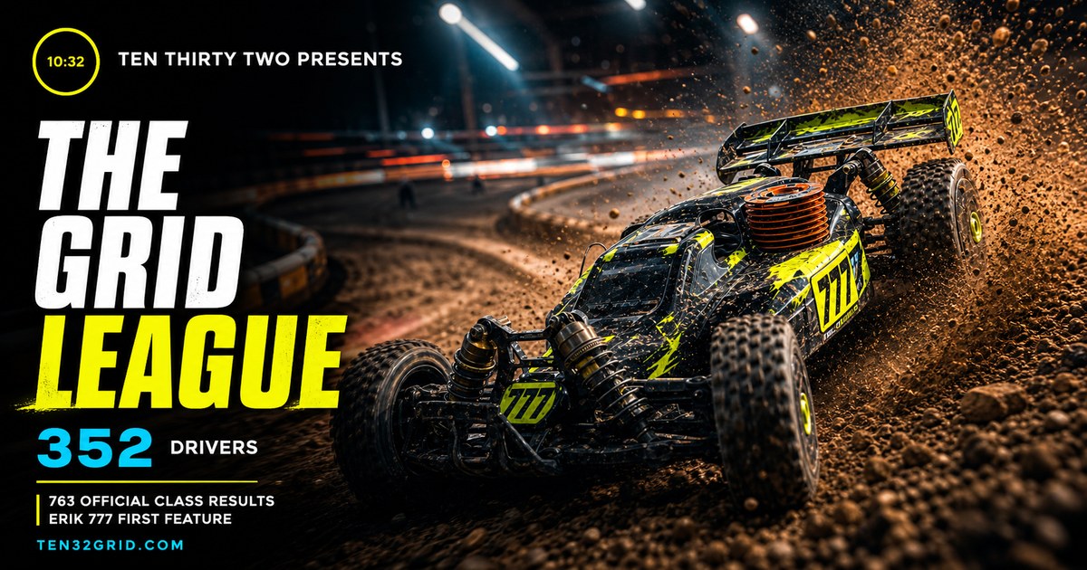 The Grid League RC racing property by Ten Thirty Two